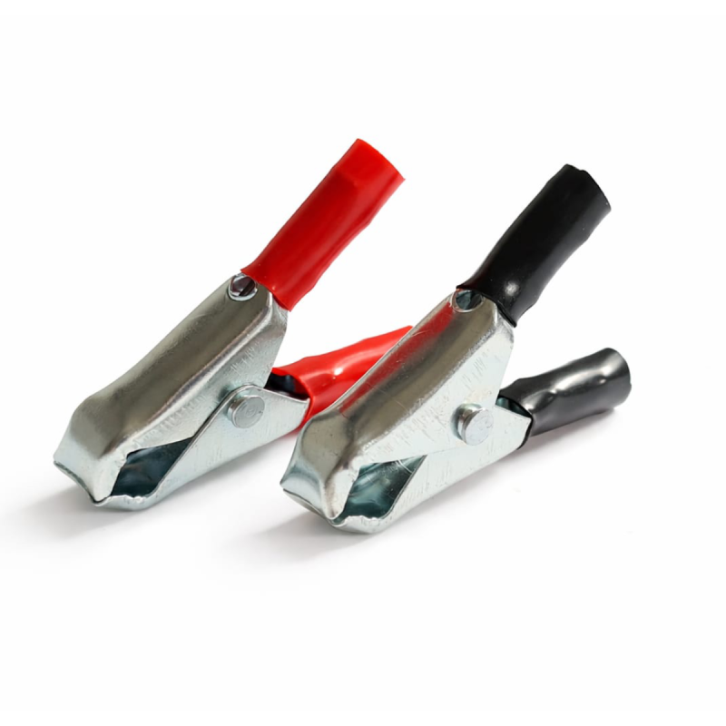Garra de bateria 30A jacaré 5cm com espaguete